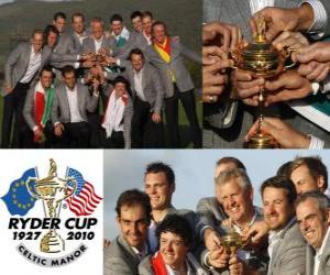 yapboz Avrupa Ryder Cup 2010 kazandı